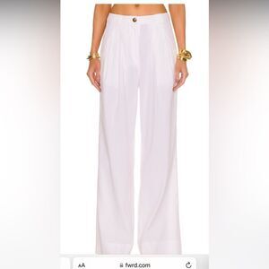 NWT ALC TOMMY LINEN PANTS - ECRU SIZE 12